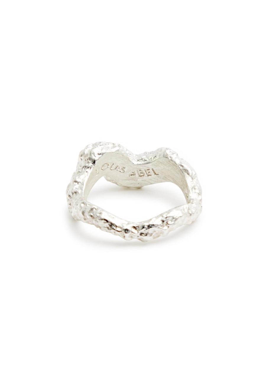 Aurea` Polished Ring - Silver - Louis Abel