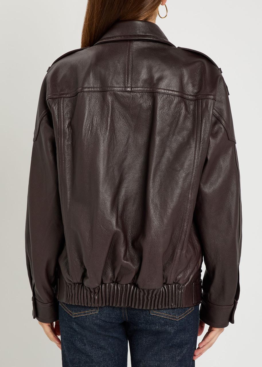 Harrington Jacket Vince Leather Jacket Mens Leather Jackets Vince