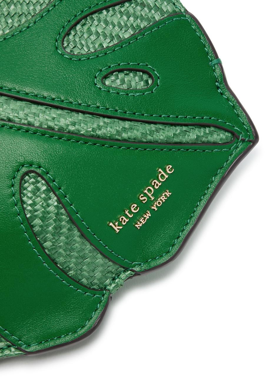 Kate Spade Playa 3D Leaf Leather Cross-Body Bag in Green | Lyst UK