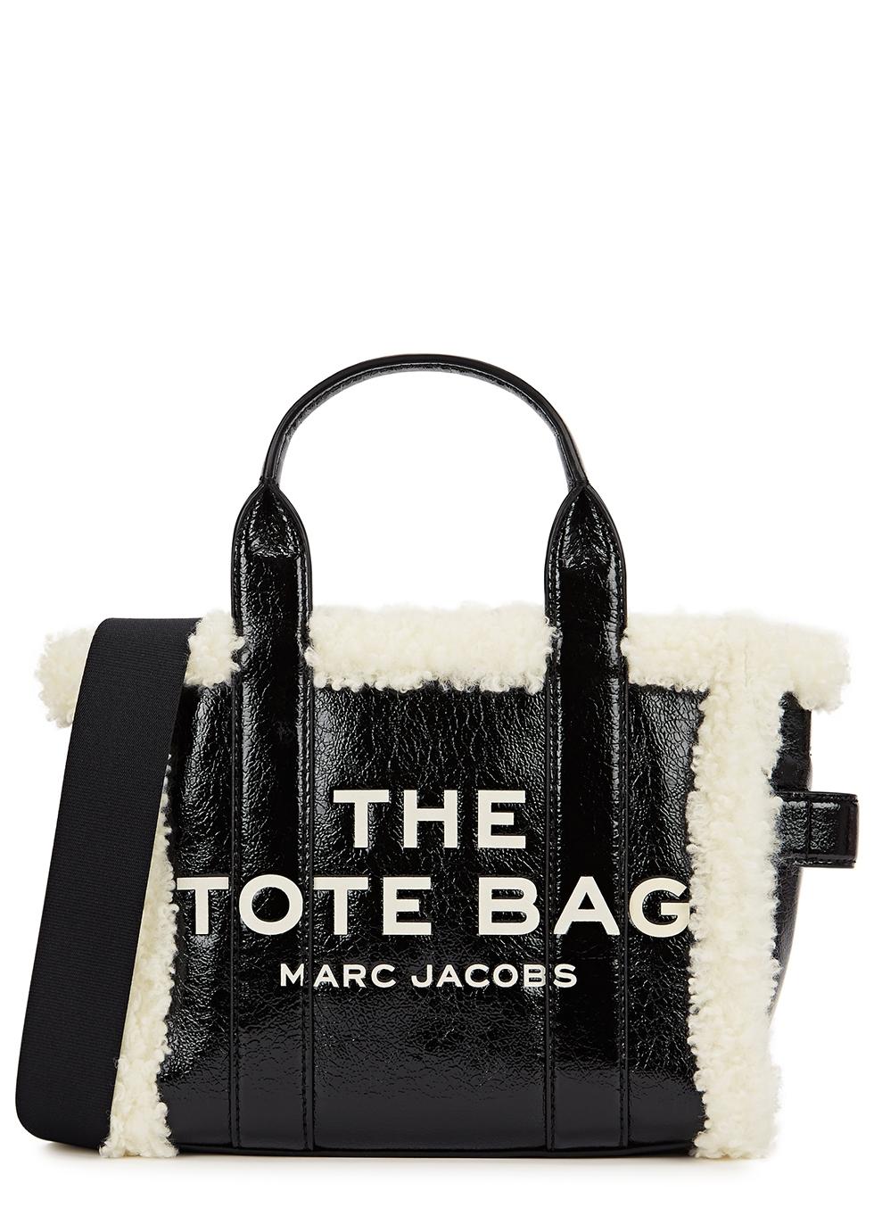 Shearling Mini Tote Bag in Black Marc Jacobs