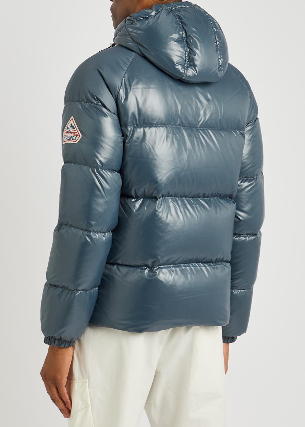 Pyrenex Sten Blue Quilted Shell Jacket 