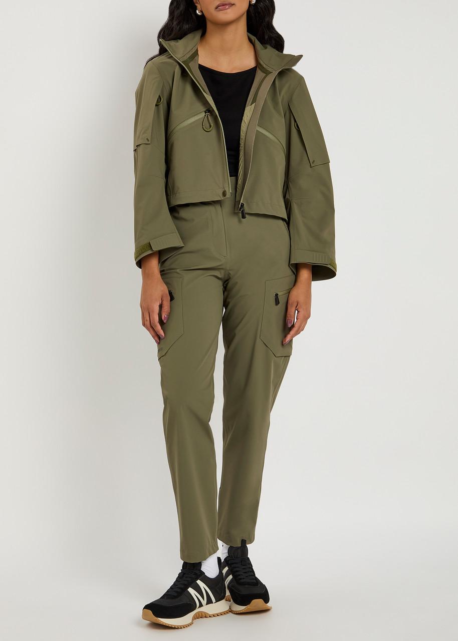 Moncler Pantalone Sportivo Gore-Tex Trousers in Green | Lyst