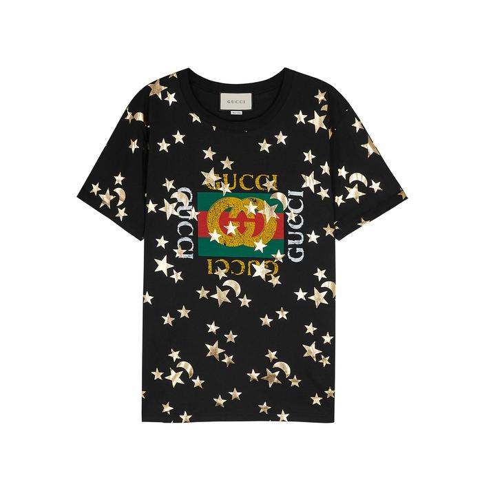 Black cat gucci shirt hotsell