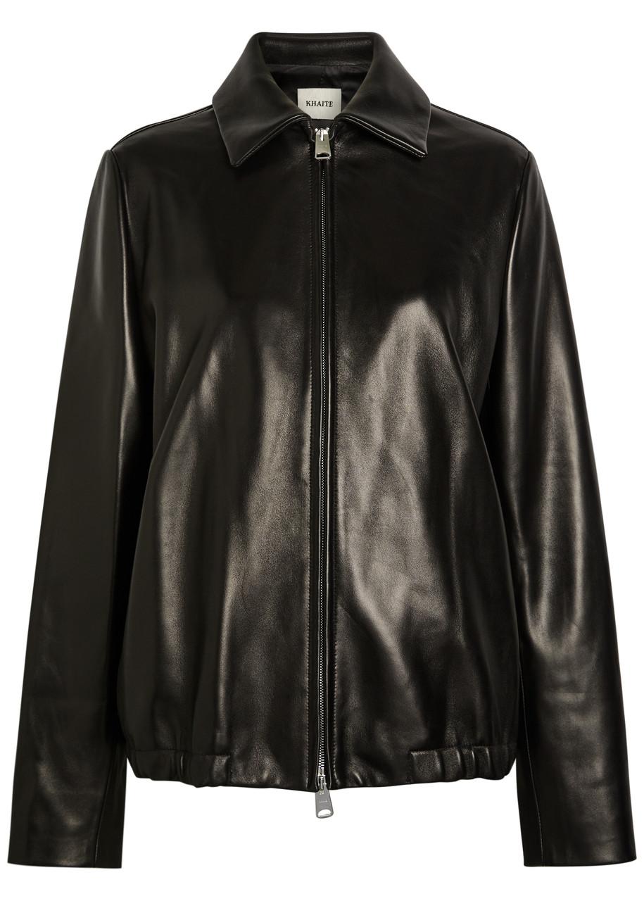 レザージャケット・コート Khaite 'Tanni' Black Leather Jacket Khaite 'tanni' Black Leather Jacket | italist