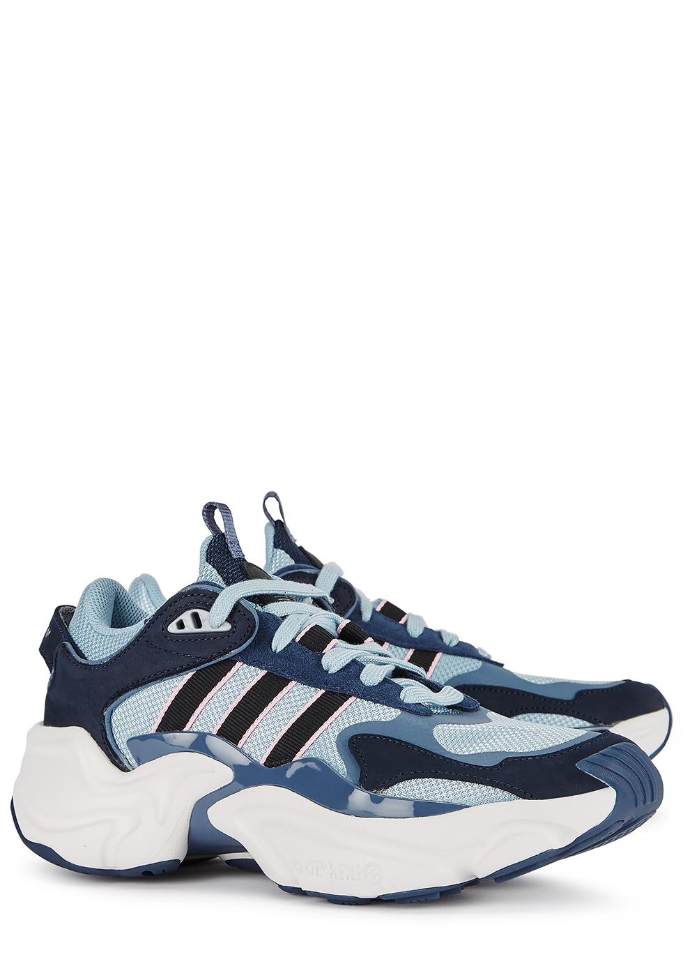 adidas Originals Leather Magmur Runner in Blue - Lyst