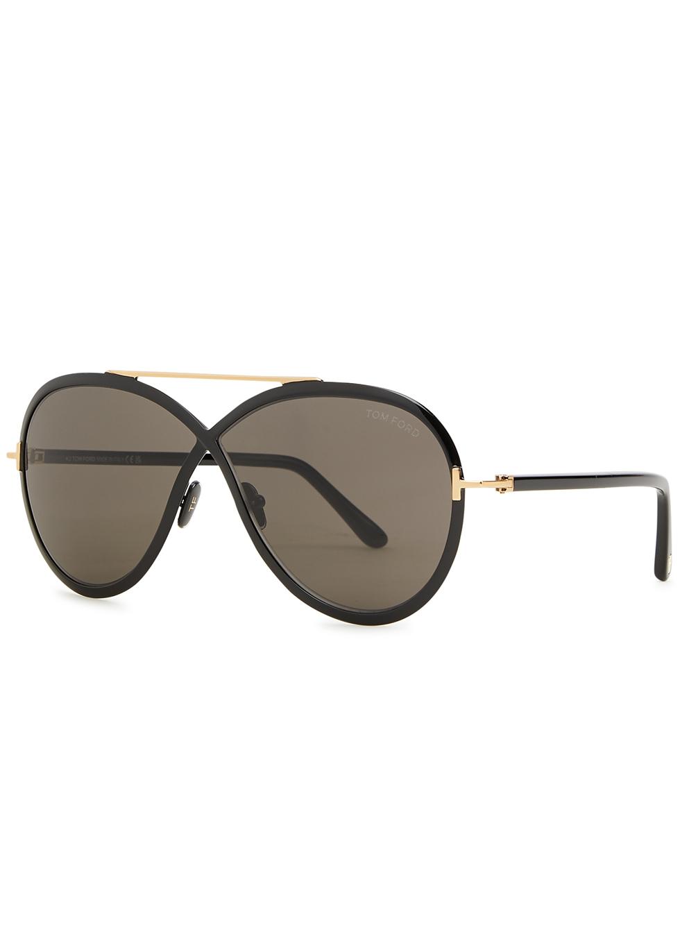 tom ford rick 62mm aviator sunglasses