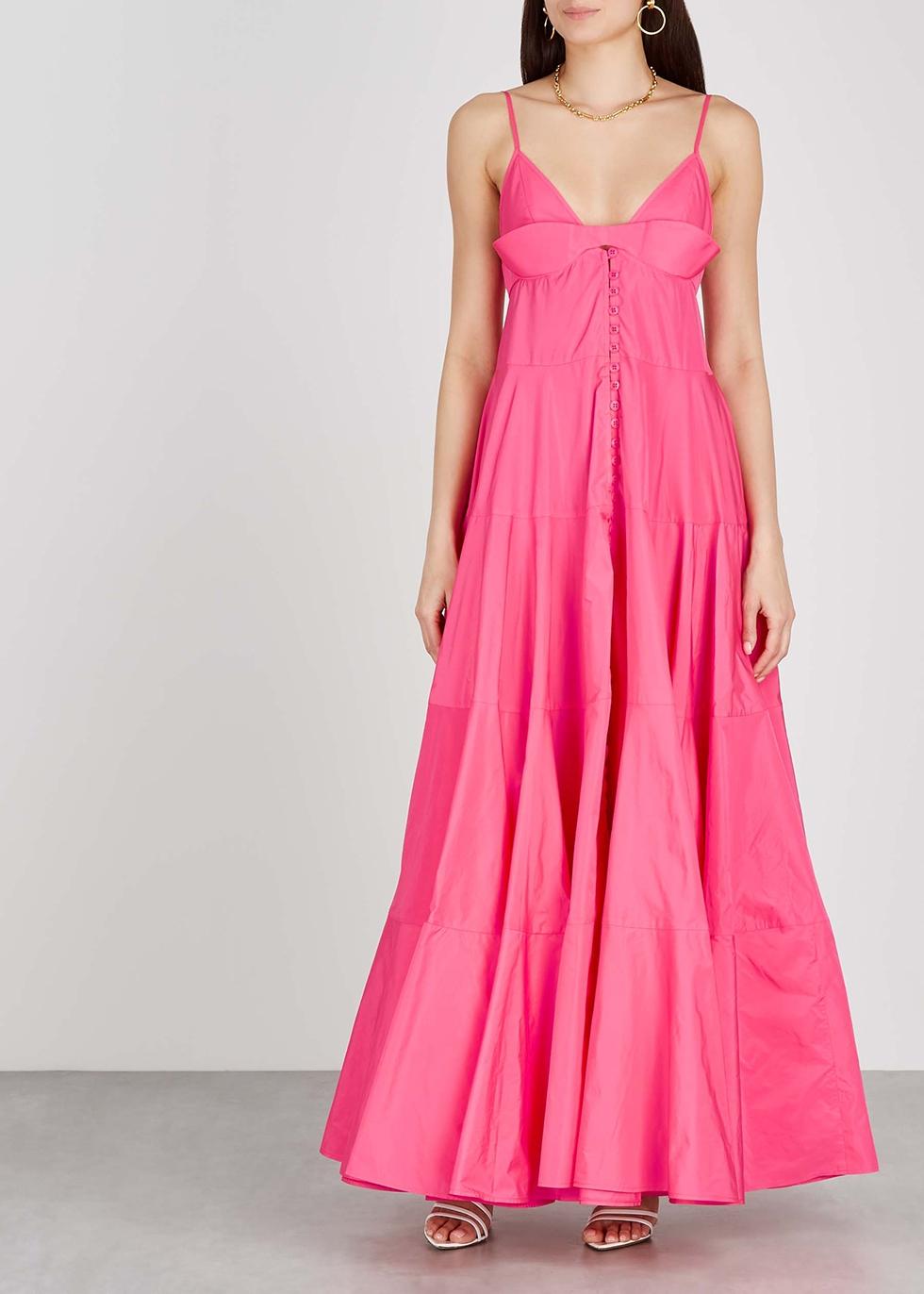 Jacquemus La Robe Manosque Maxi Dress in Pink | Lyst