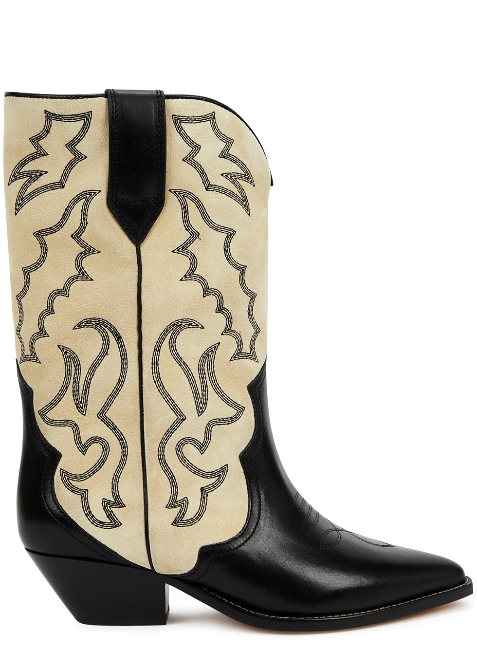 Darizo leather cowboy boots