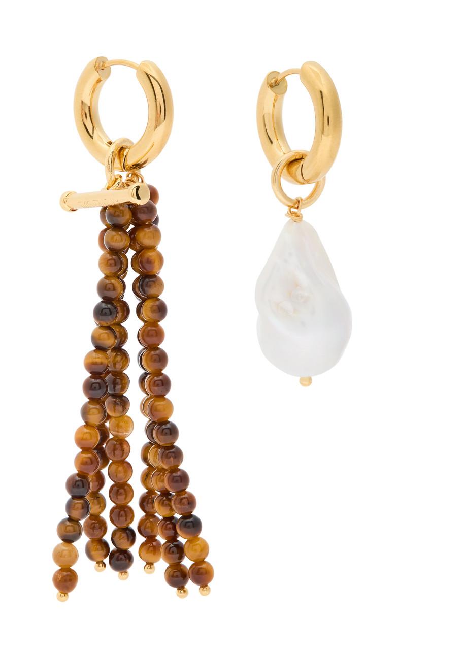 sale!TIMELESS PEARlYまなゴールド パール Timeless Pearly Mix and Match Earrings | Shopbop