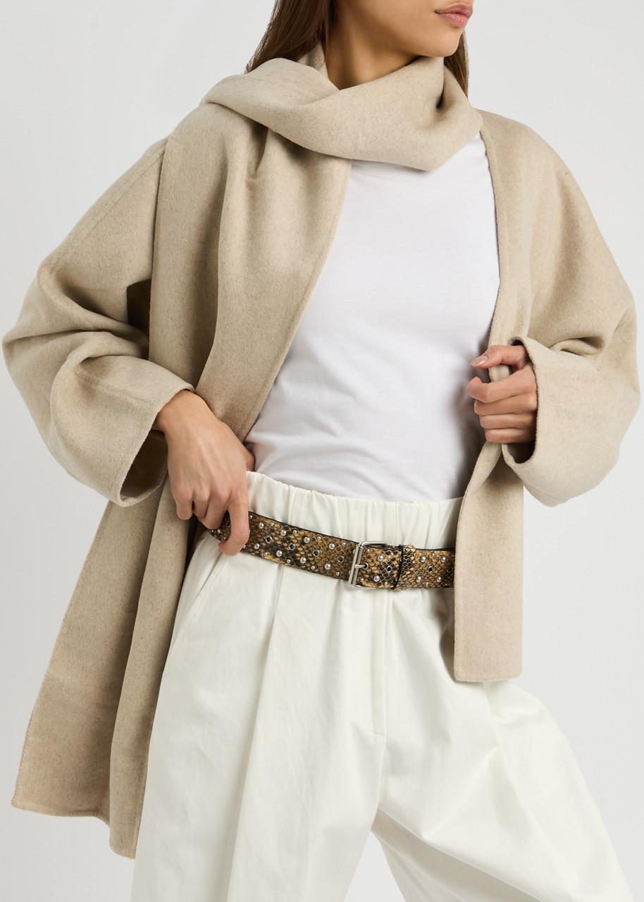 ベルト Dries Van Noten Studded belt Studded leather belt - Spring-Summer Women | Dries Van Noten