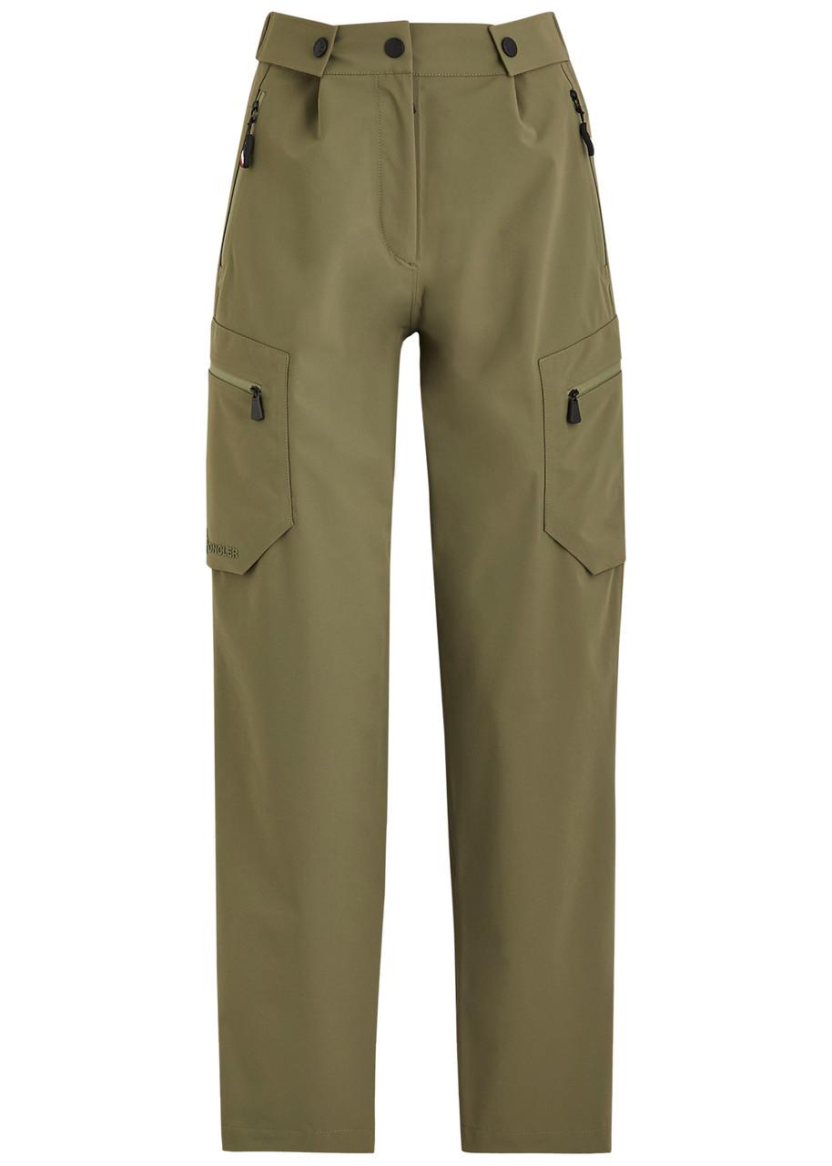 Moncler Pantalone Sportivo Gore-Tex Trousers in Green | Lyst