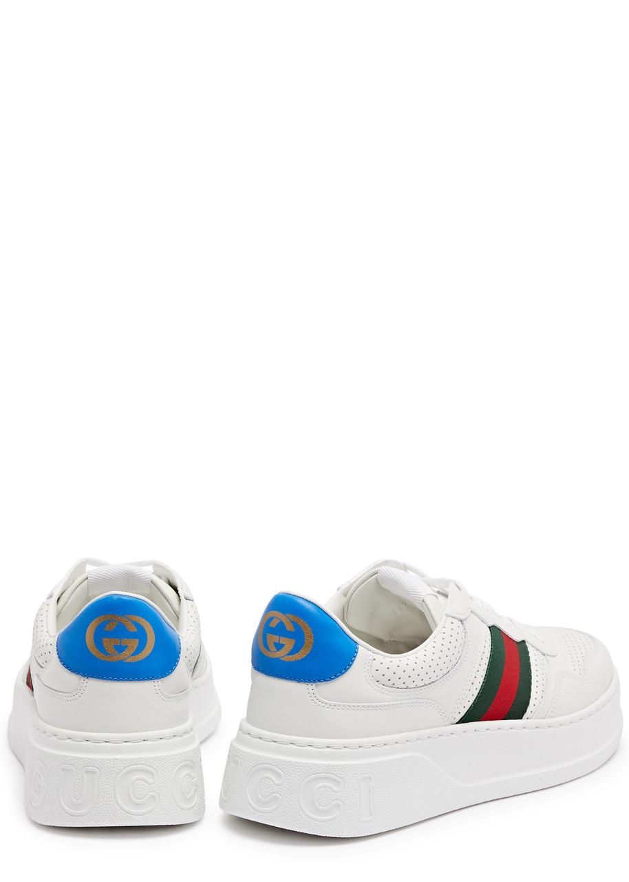 Gucci Chunky B Leather Sneakers in White for Men Lyst UK