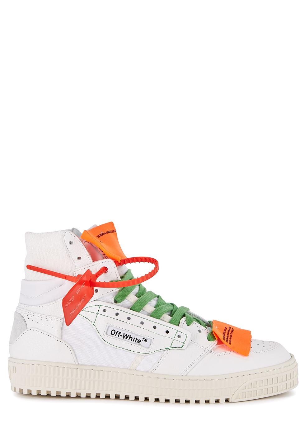 Off-White c/o Virgil Abloh Off Court 3.0 White Leather Hi-top Sneakers ...