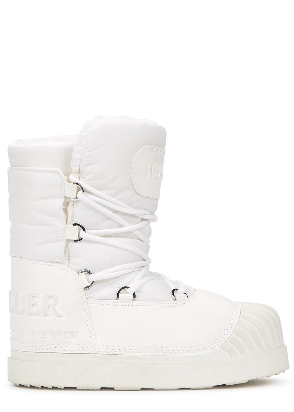 Moncler X Moon Boot Uranus White Snow Boots Lyst