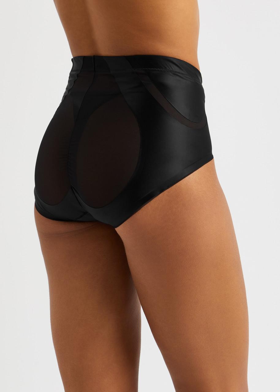 Spanx Booty Lifting Satin Briefs in Black