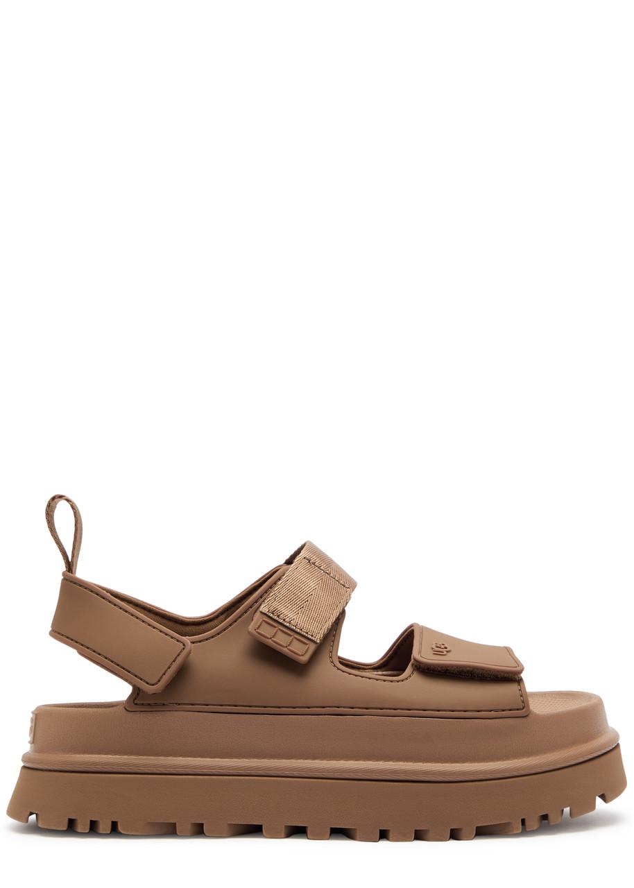 UGG Platform Sandals 'Goldenglow' in Brown | Lyst