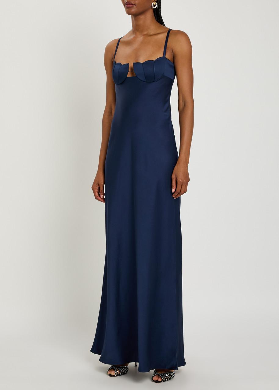 anna october tulip dress blue Dresses for Women Its floor Color:As_Pictures Outfit Inspiration From Style pcat-216