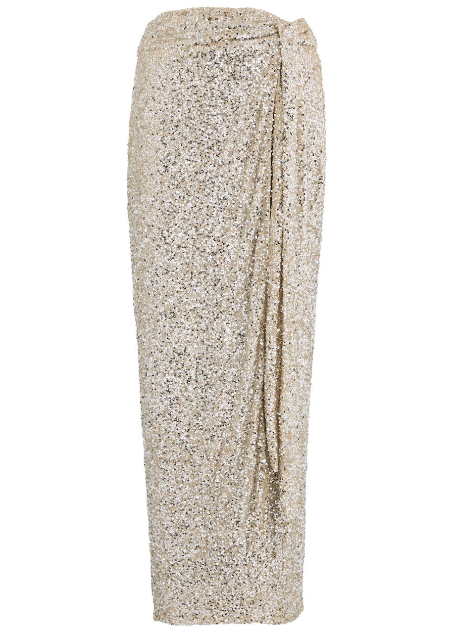 green emerald velvet dress Never Fully Dressed Fawn Poppy Midi Maeva Skirt In Pink