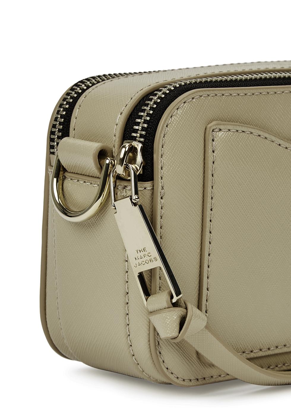 Marc Jacobs The Snapshot Dtm Olive Leather Cross-body Bag in Green