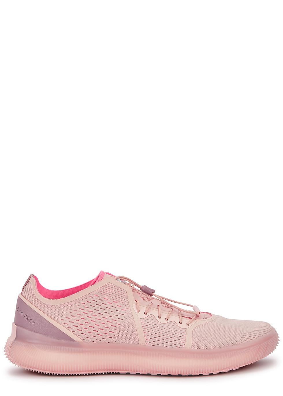 adidas pink knit shoes