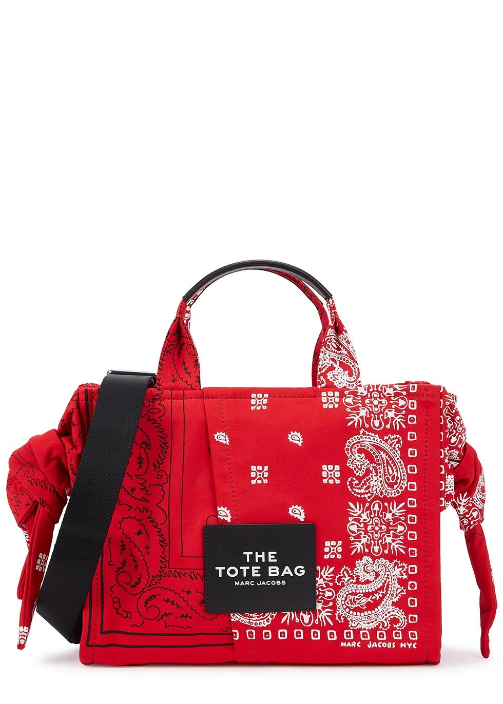 Marc Jacobs Medium Bandana Tote Bag in Red