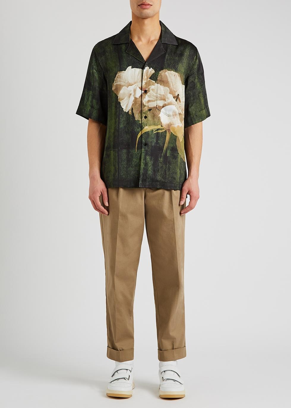 Acne Studios Simon Floral-print Satin 
