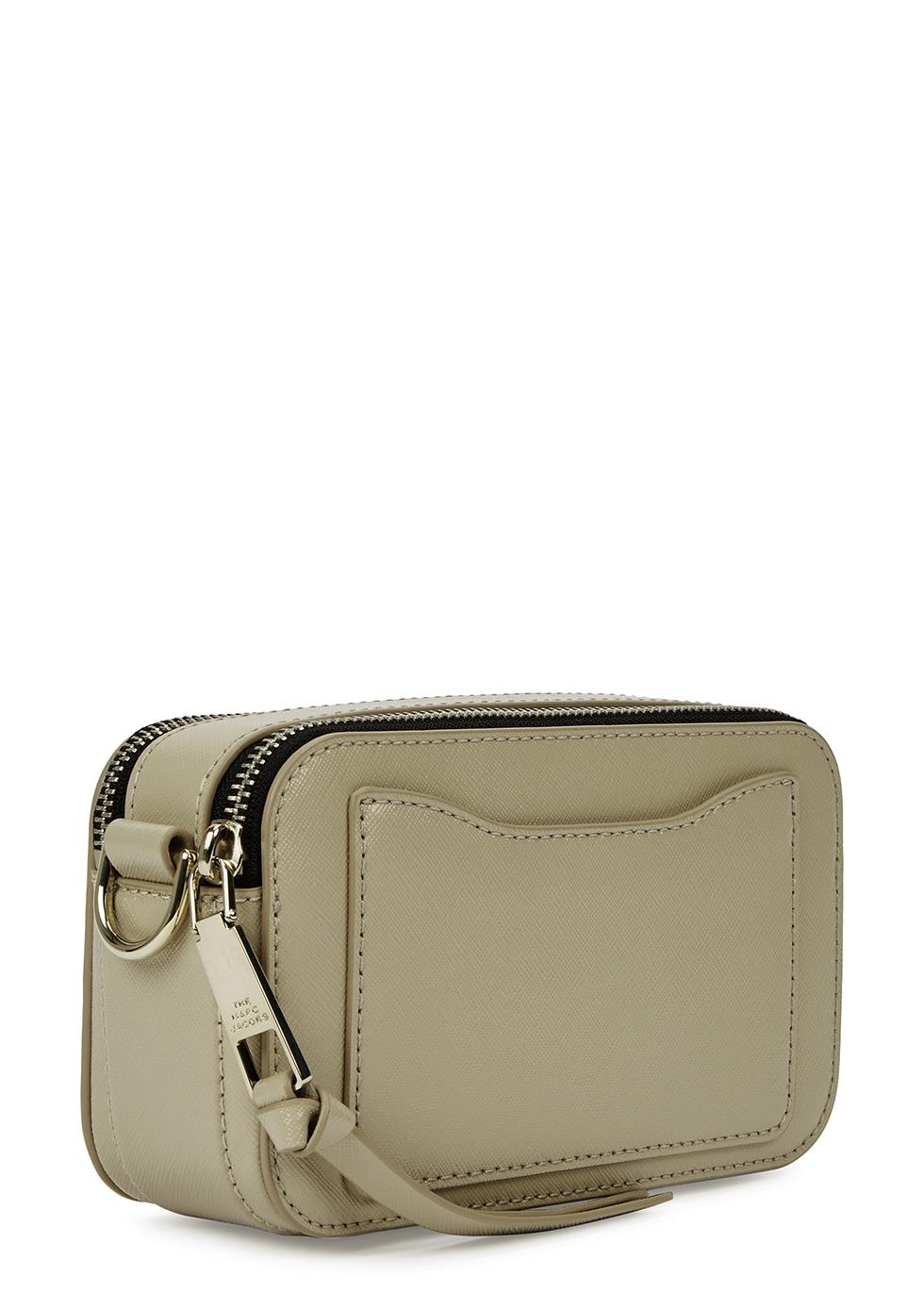 Marc Jacobs The Snapshot Dtm Olive Leather Cross-body Bag in Green