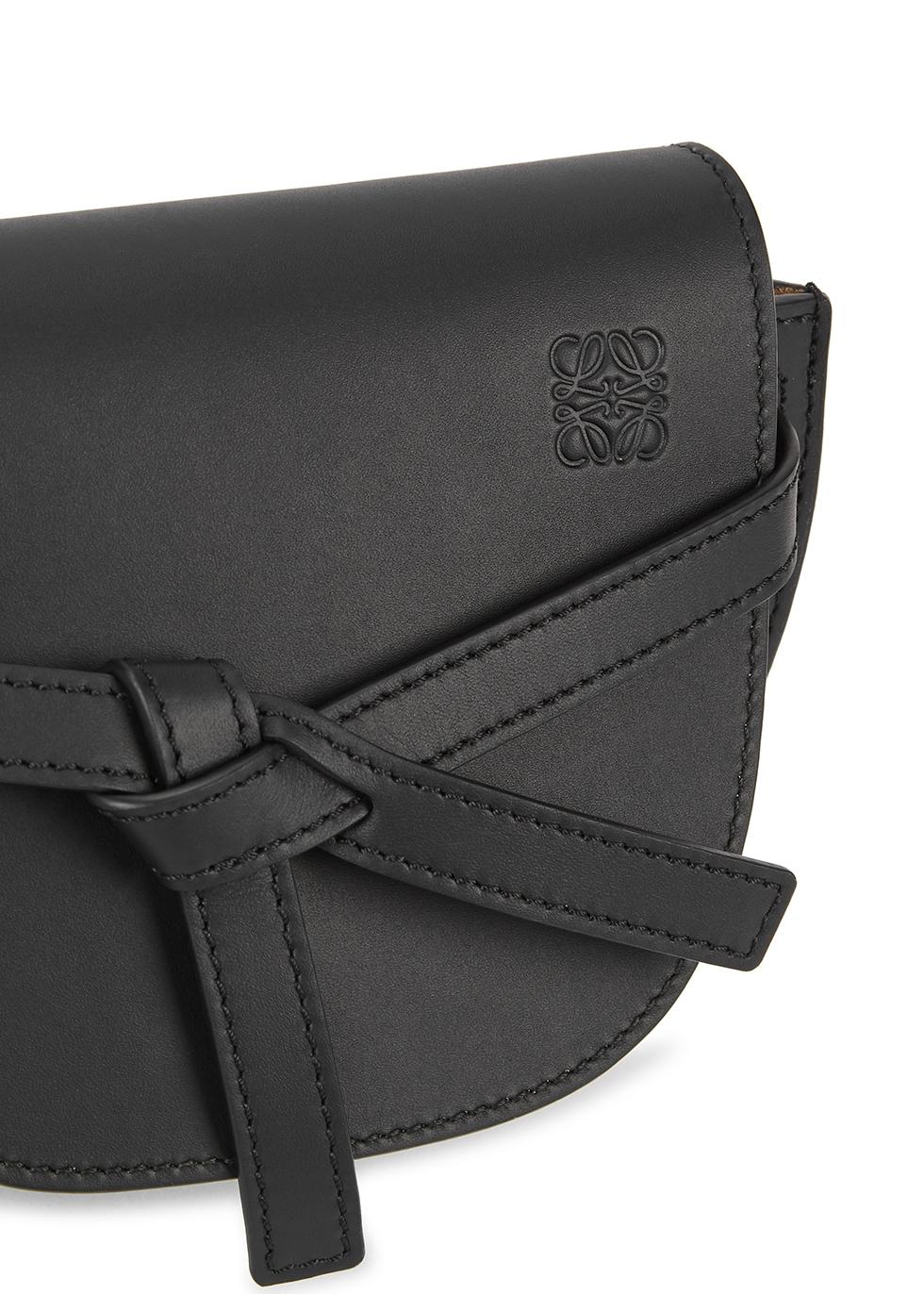 Black Gate mini leather cross-body bag, LOEWE