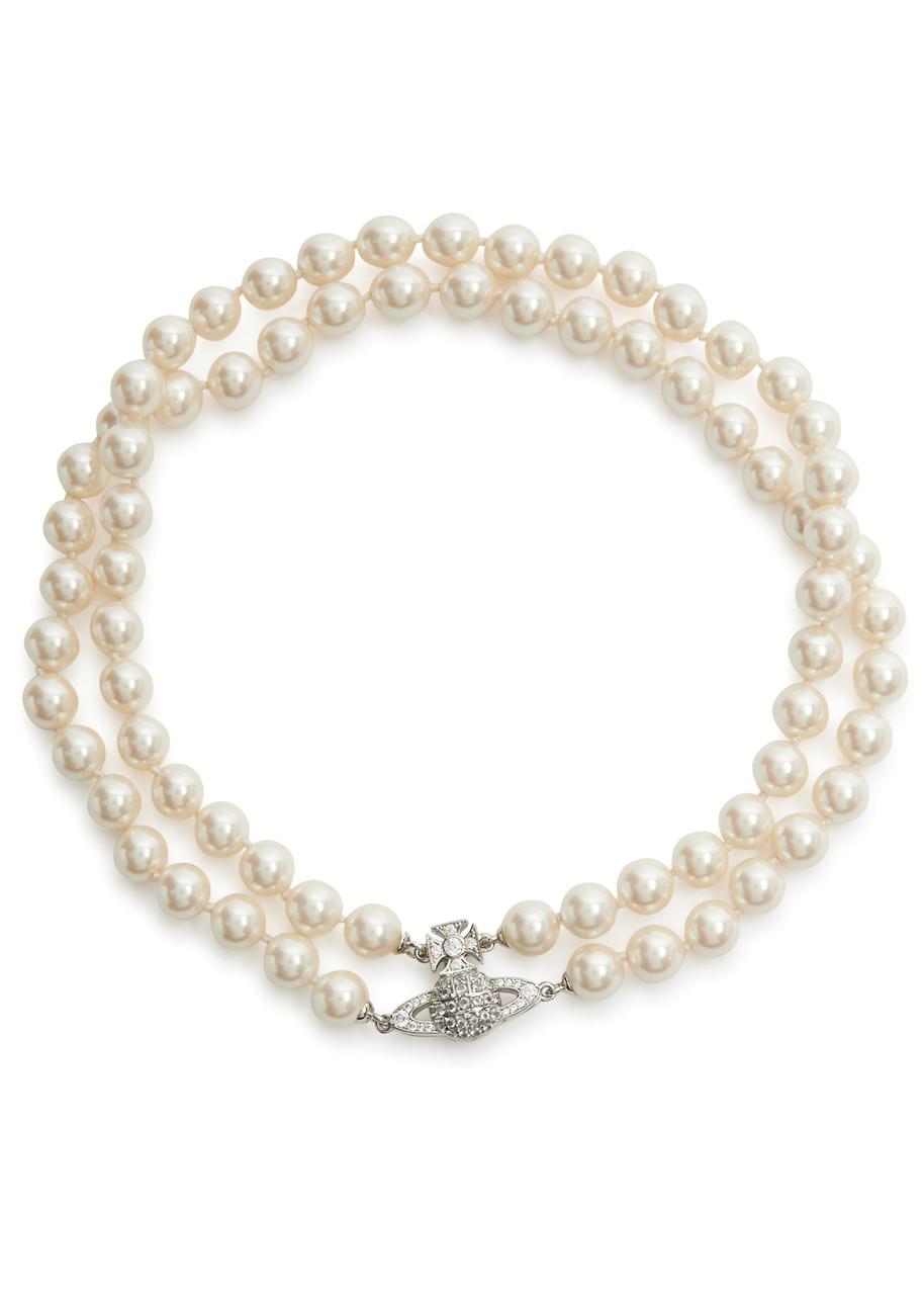 Vivienne Westwood Graziella Orb-embellished Pearl Choker in