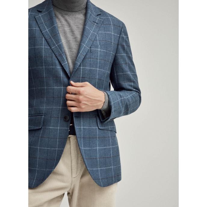 two despise equal Hackett Tattersall Check Wool, Cotton And Cashmere Blazer in Blue for Men |  Lyst