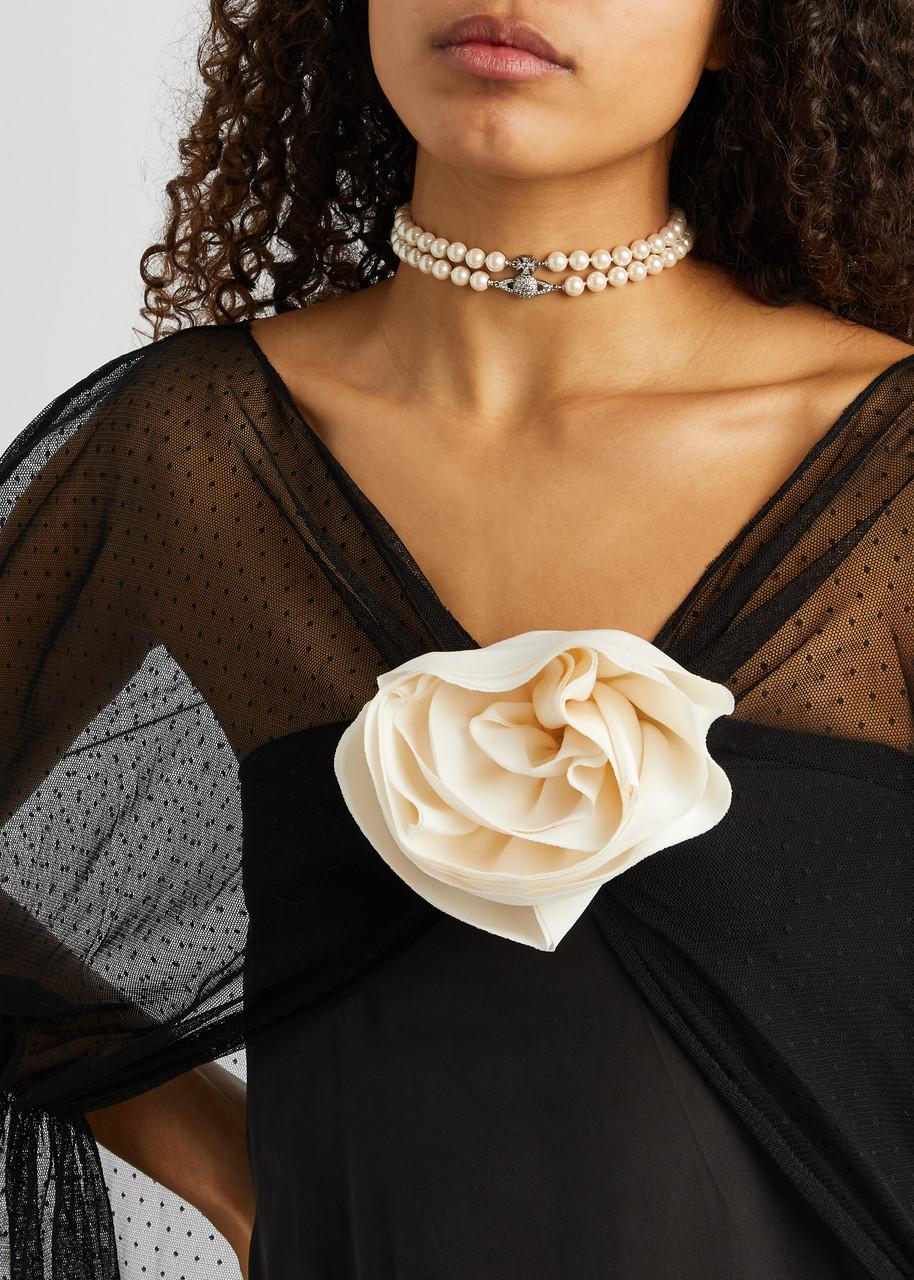 【Vivienne Westwood】 Orb embellished choker Orb embellished choker in silver - Vivienne Westwood | Mytheresa