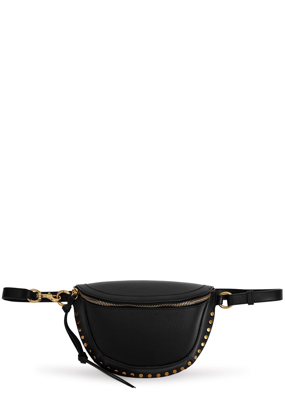 Isabel Marant Skano Leather Belt Bag in Black Lyst