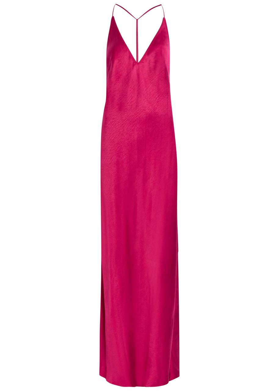 open lace back dress Yulitta Dress L / Red