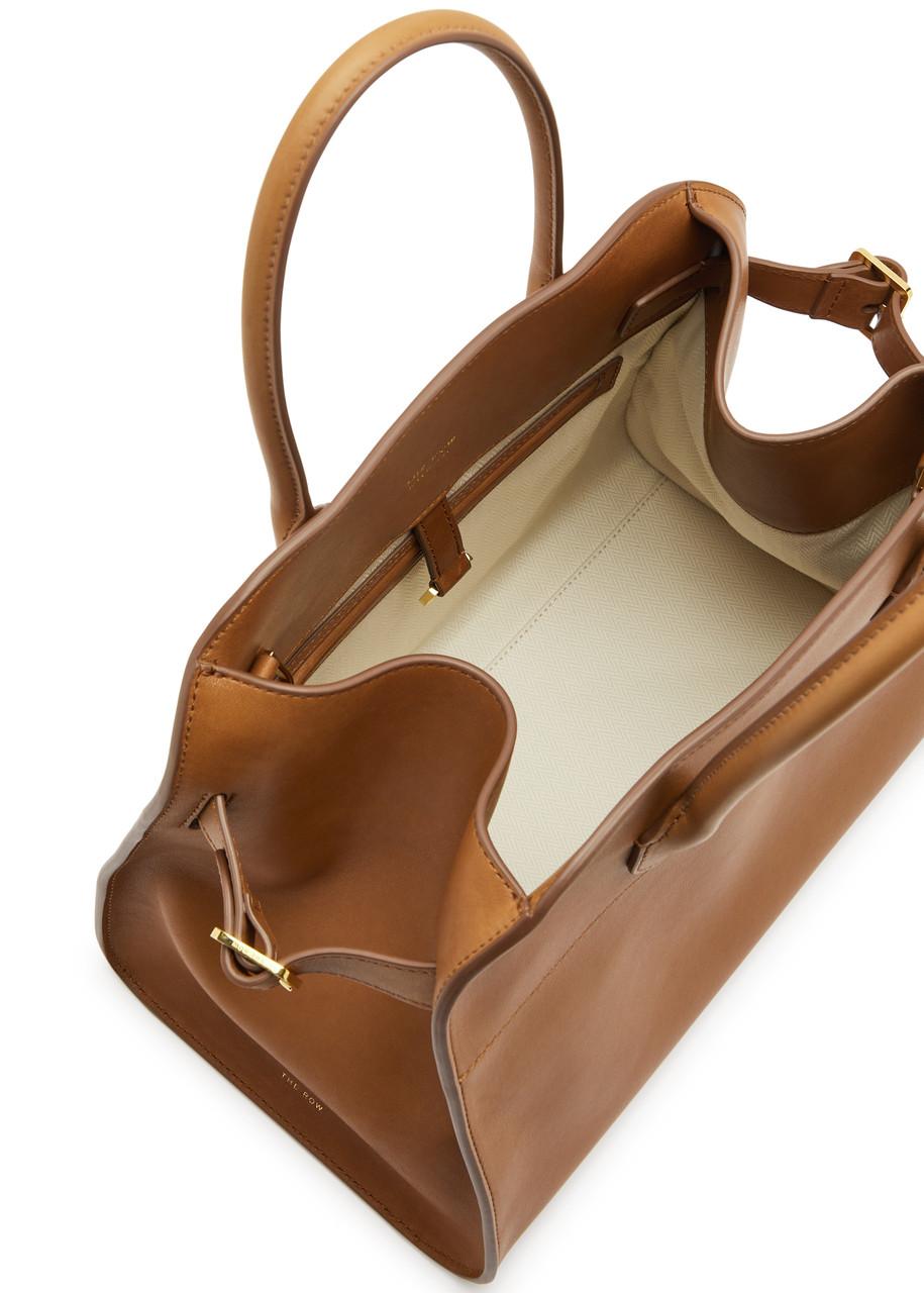 THE ROW ☆Soft Margaux 12 Sac Grain Leather ダークトープ Soft Margaux 12 Bag Beige in Leather – The Row