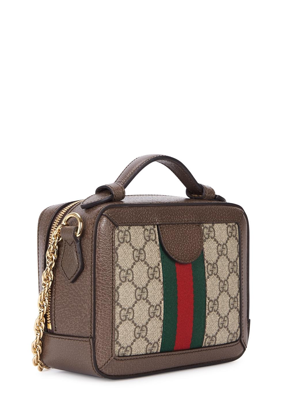 Gucci Ophidia GG Mini Monogrammed Cross-body Bag in Beige (Brown) - Lyst
