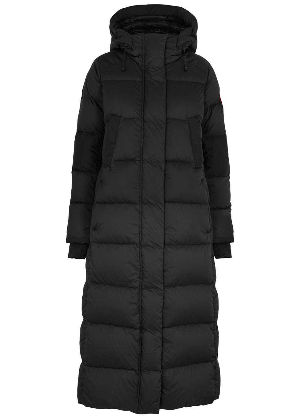 Canada Goose Goose Alliston Black Quilted Shell Coat - Lyst