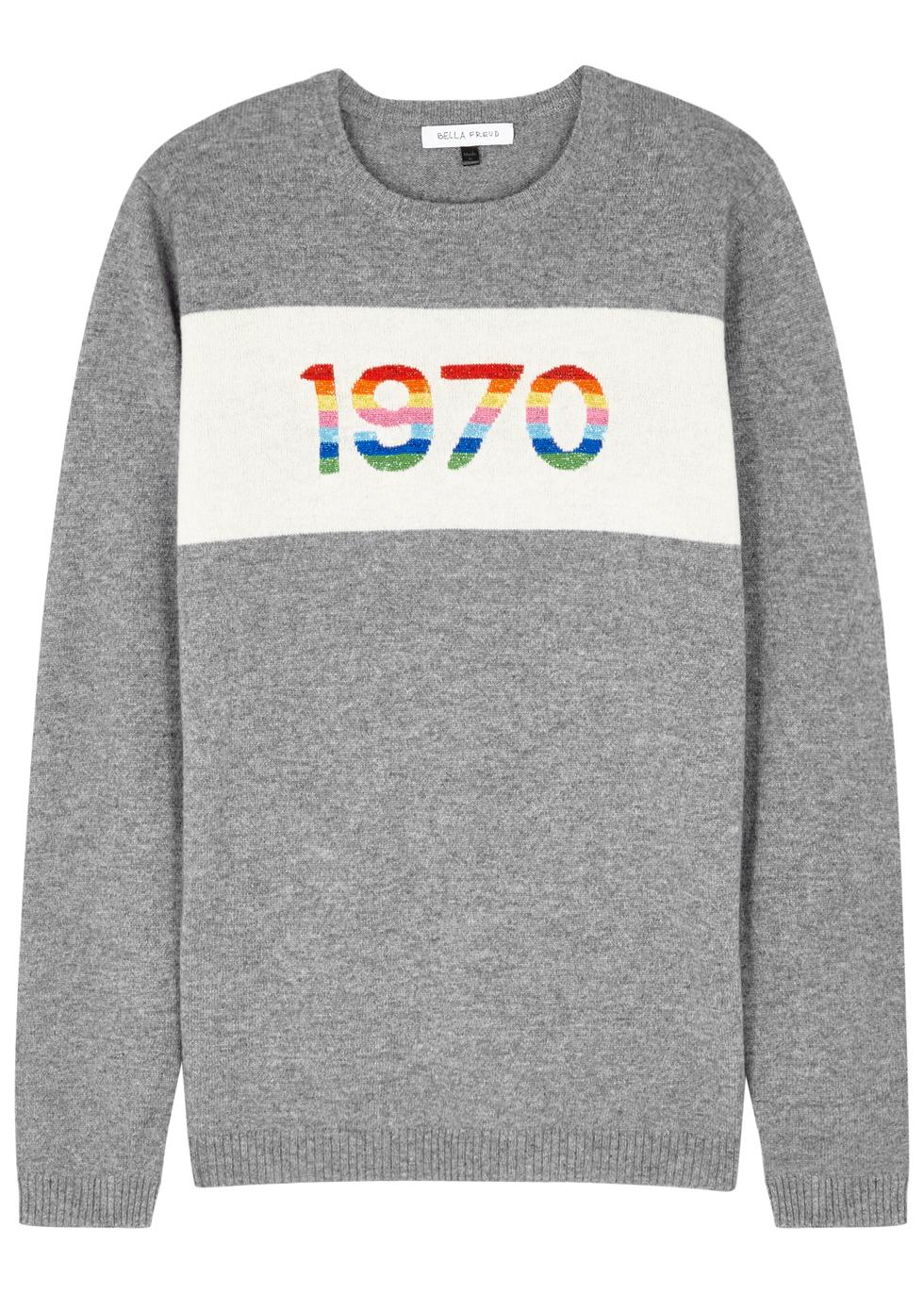bella freud rainbow jumper