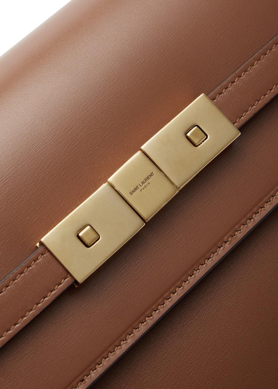 Manhattan leather handbag Louis Vuitton Brown in Leather - 30871933