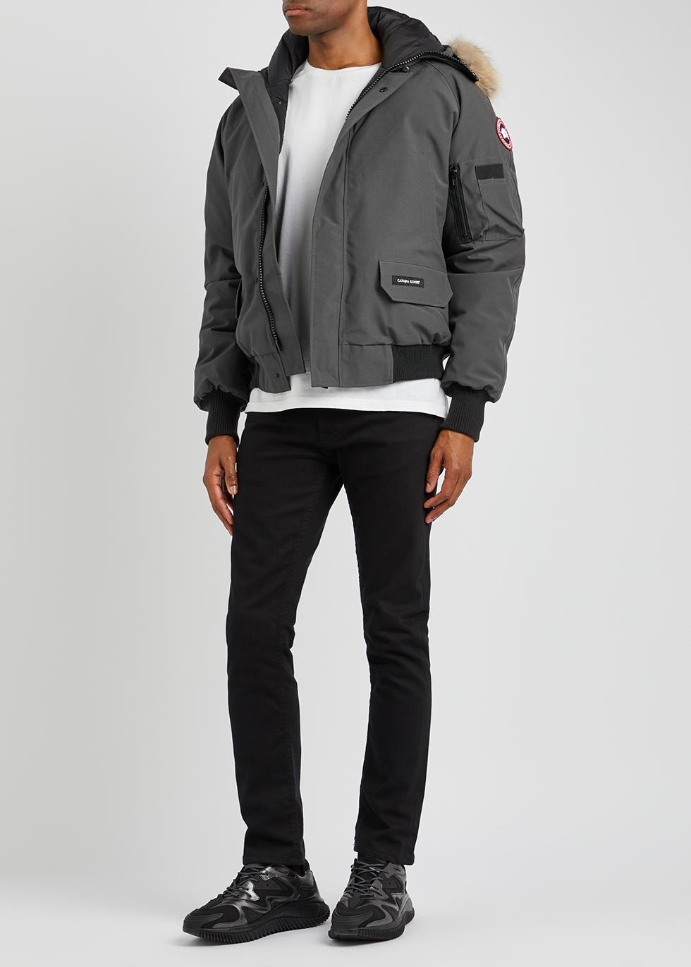 Canada Goose Chilliwack Fur-trimmed Arctic-tech Bomber Jacket in Gray for  Men