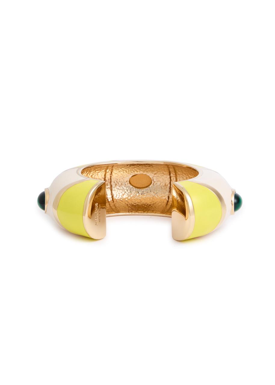 Jacquemus Le Bracelet Rayures Enamelled Cuff | Lyst