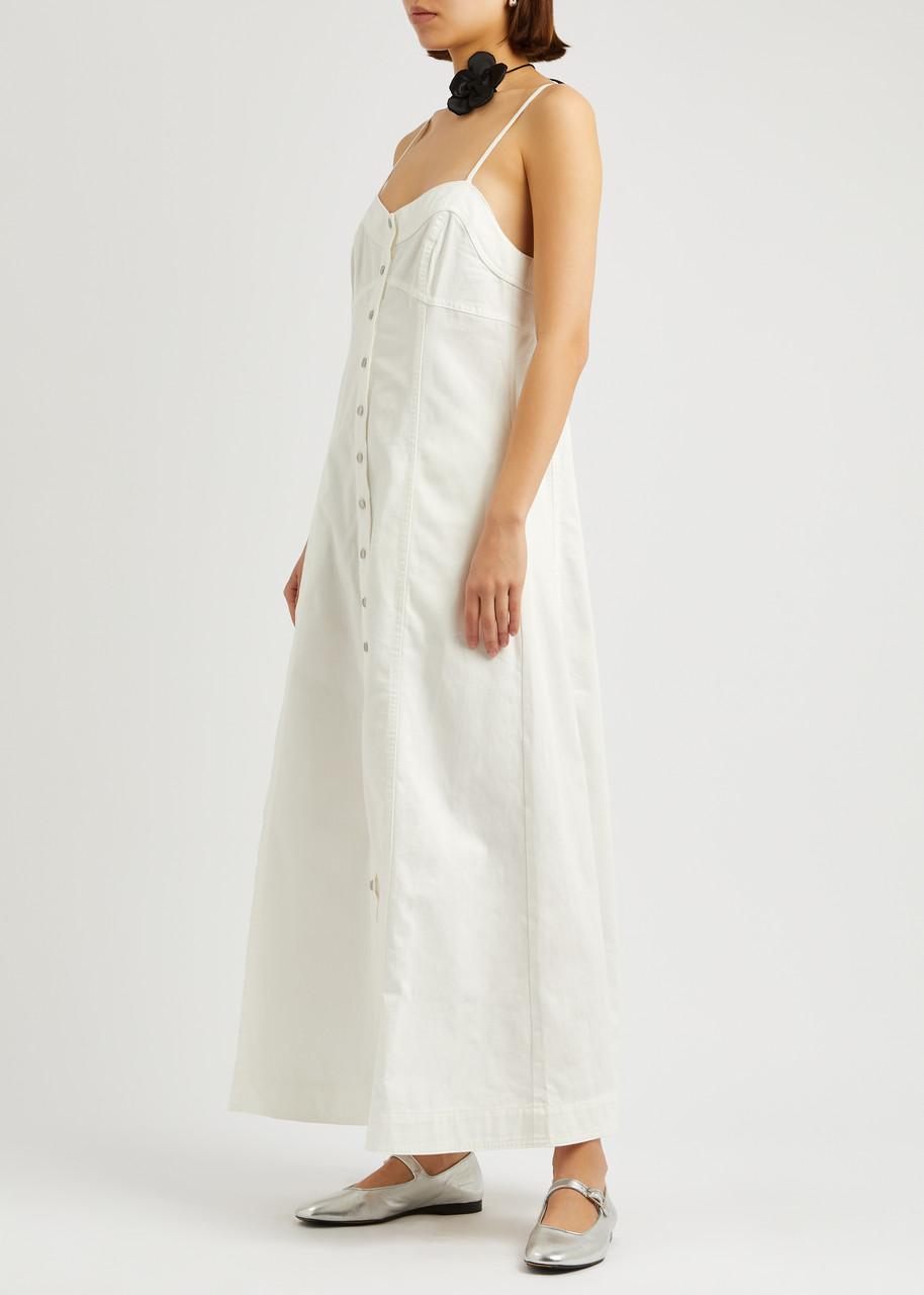 free people denim maxi dress Free People