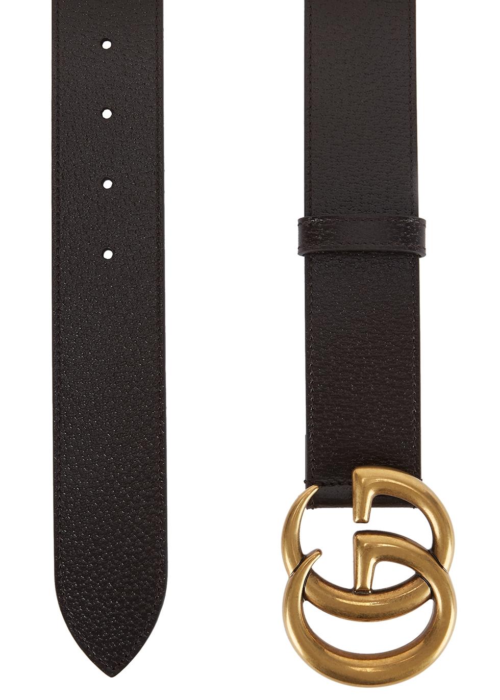 blacked out gucci belt