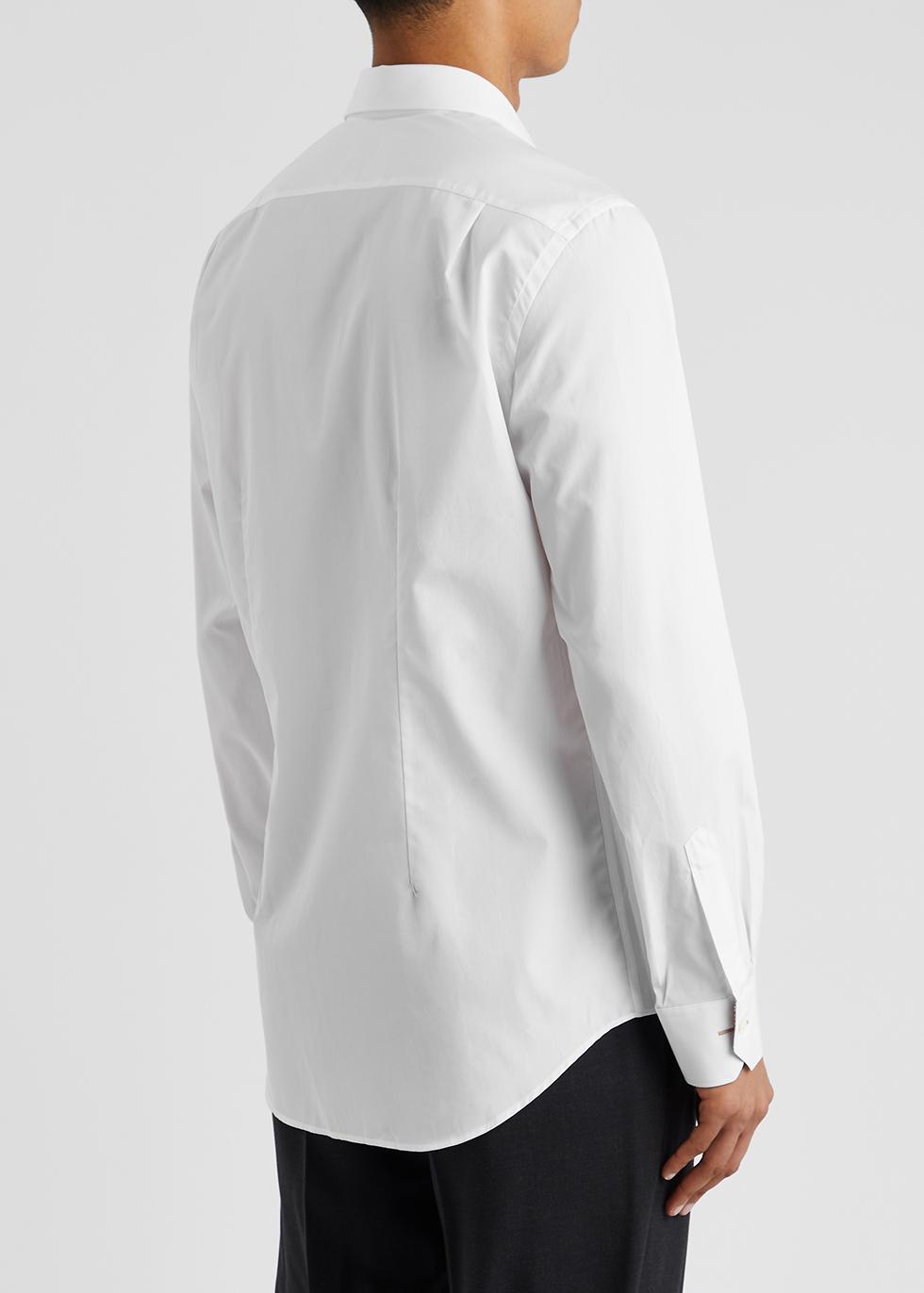 Paul Smith Cotton Shirt in White for Men | Lyst