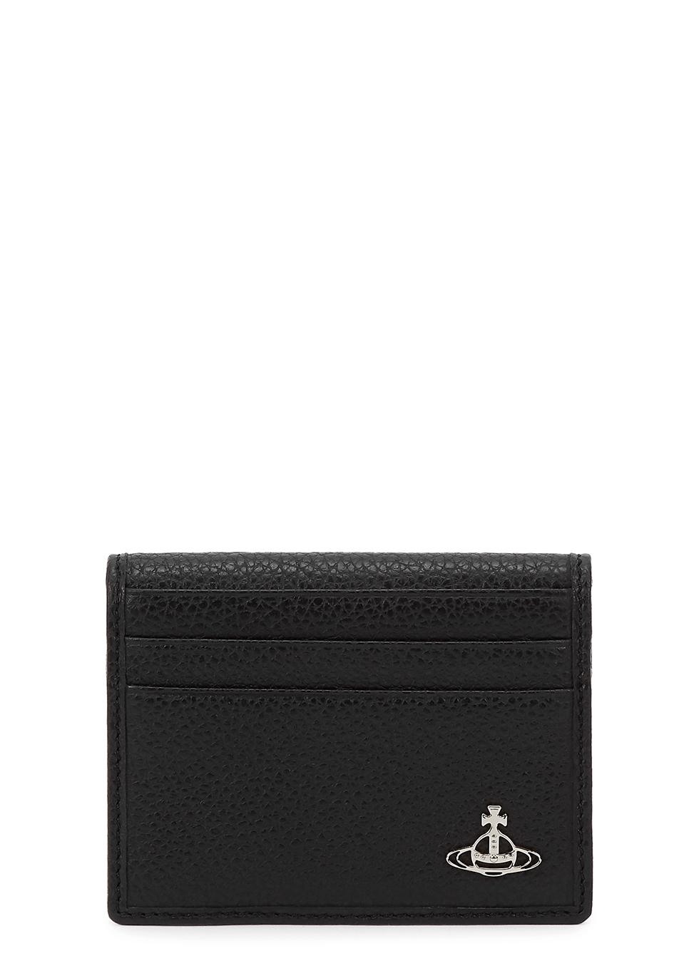 Vivienne Westwood Black Logo Leather Card Holder | Lyst UK