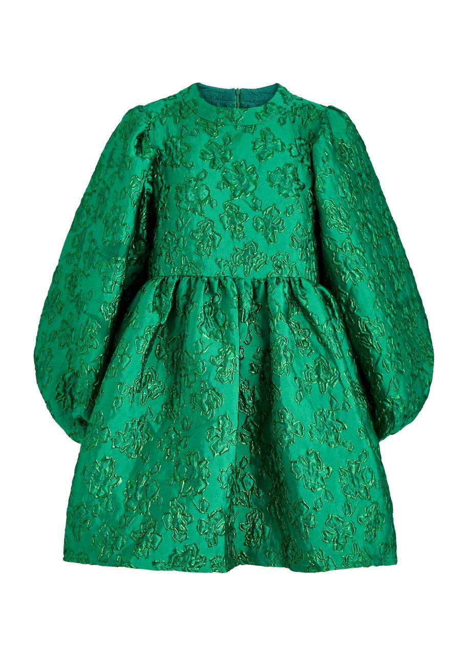 slim fit dress slacks Sandro Green Lace V Neck Mini Dress Size 34 – Mine & Yours main image 0
