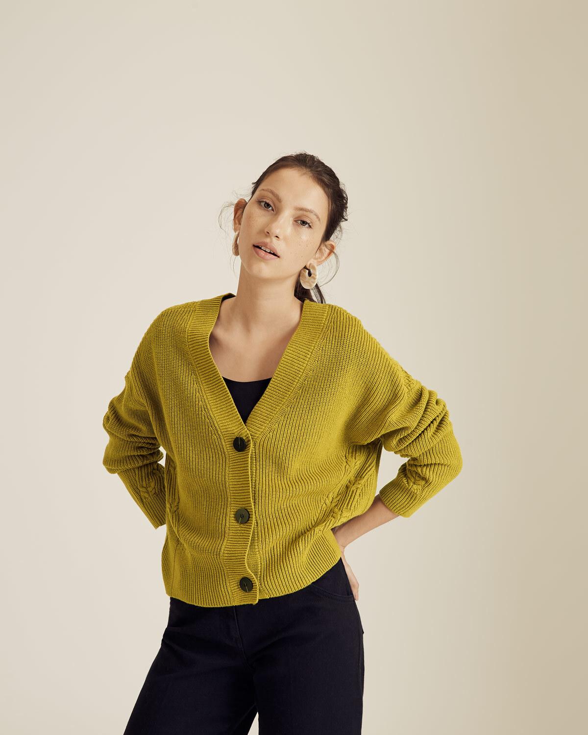 jigsaw slouchy rib cardigan