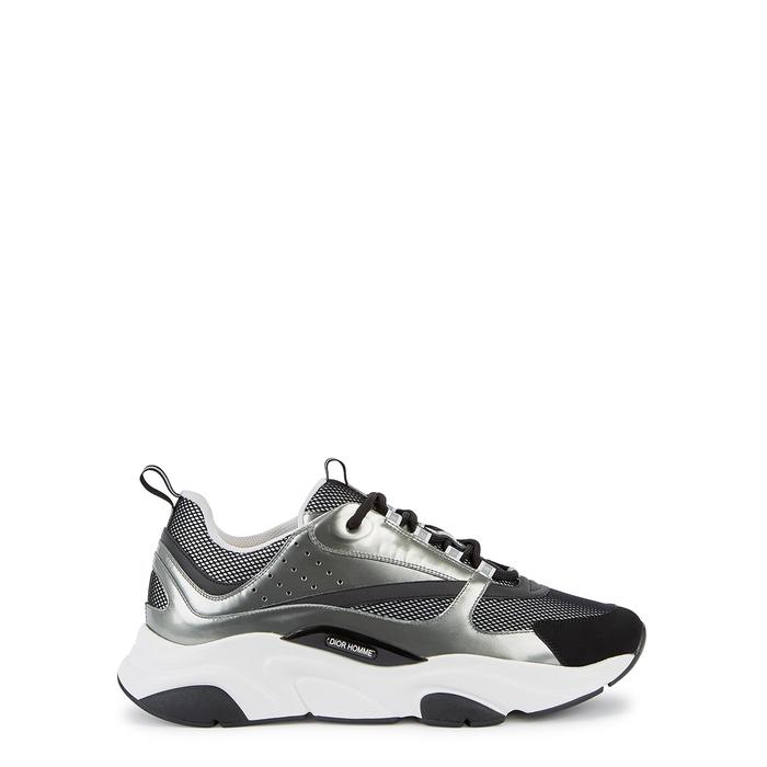 Dior Homme Leather B22 Sneakers in Grey (Grey) for Men - Lyst