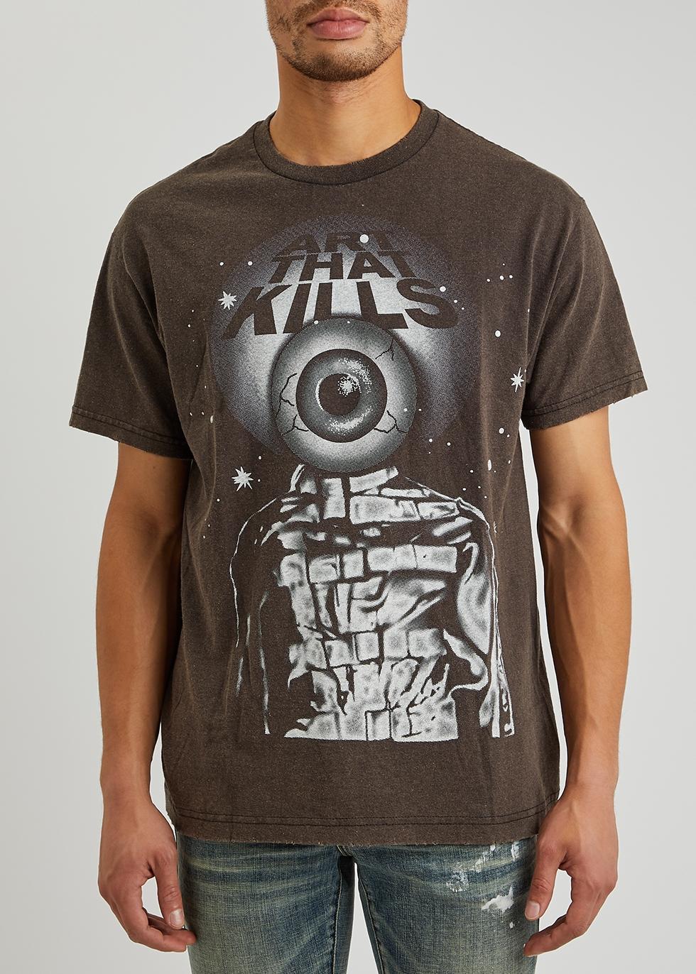 GALLERY DEPT. Atk Rod Printed Cotton T-shirt in Grey for Men