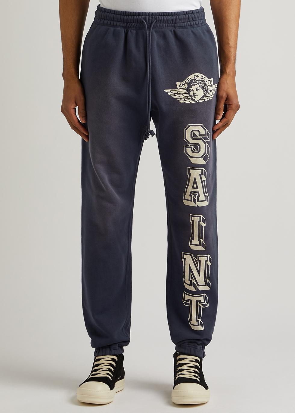 Saint Michael Saint Mxxxxxx Angel Of Death Logo Cotton Sweatpants 