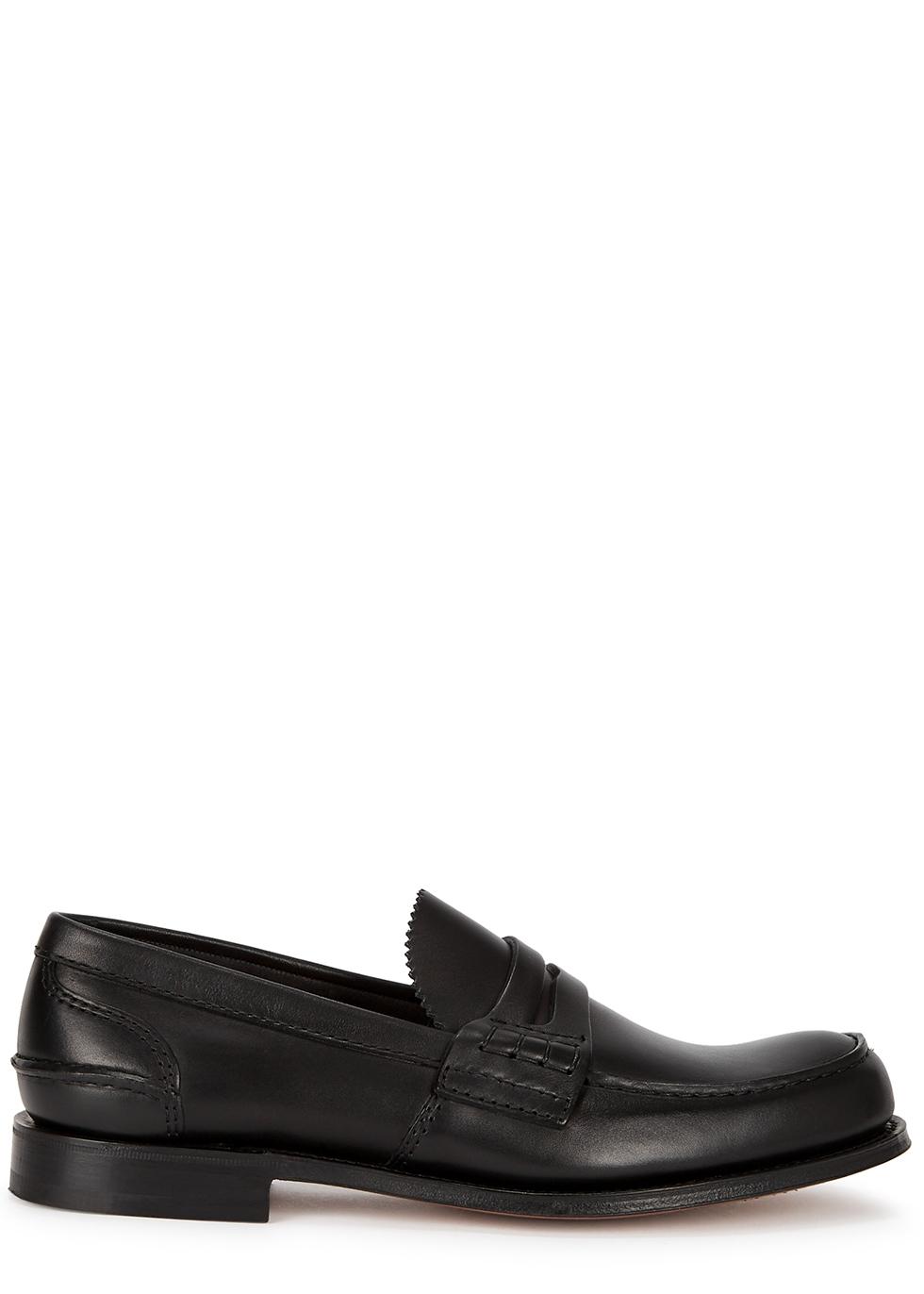 Church's Pembrey Black Leather Penny Loafers for Men - Lyst